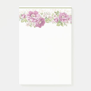 Blume nach der Notifizierung Post-it Klebezettel