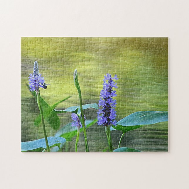 Blume nach Teich Puzzle (Horizontal)