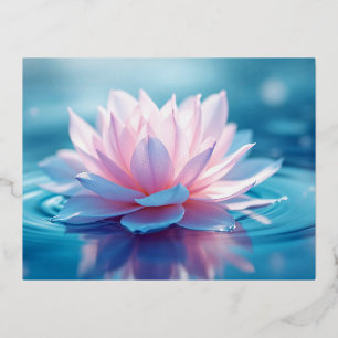 Blume Natur farbenfroh im Freien Wasser Seiene Hof Folien Feiertagspostkarte