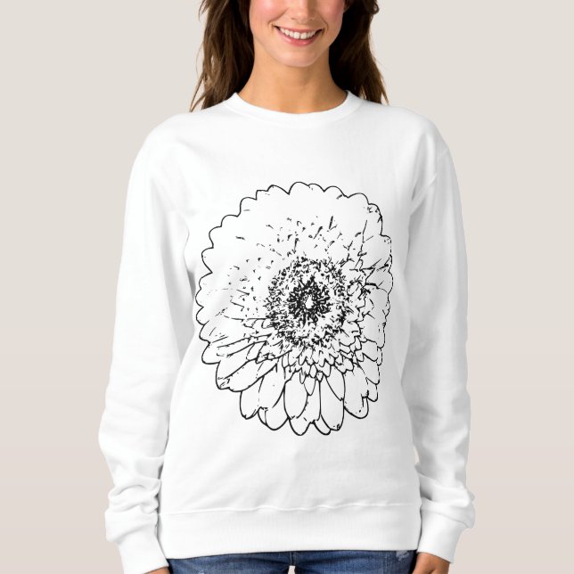 Blume Natural Sweatshirt (Vorderseite)