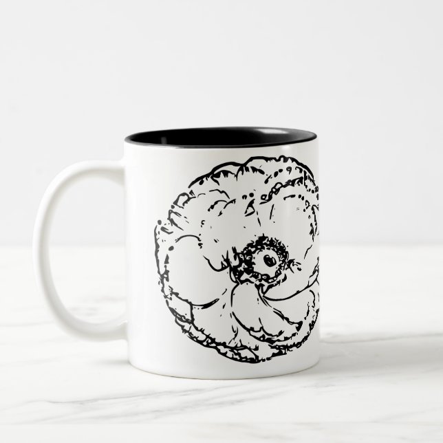 Blume Natural Zweifarbige Tasse (Links)