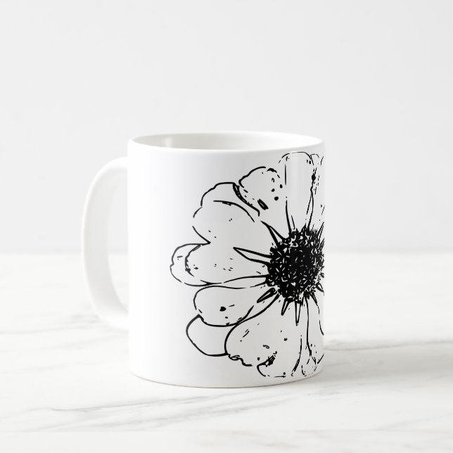 Blume Naturkunde Kaffeetasse (Vorderseite Links)