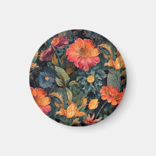 Blume Naturkunst Magnet