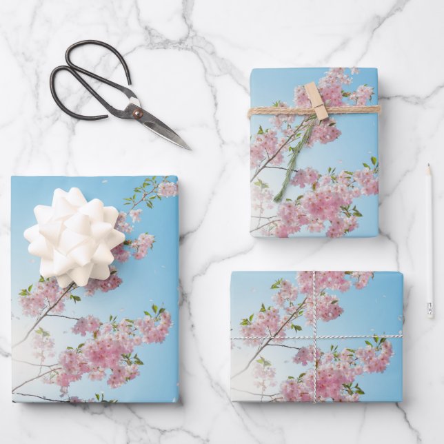 Blume Natursonne Geschenkpapier Set (Vorderseite)