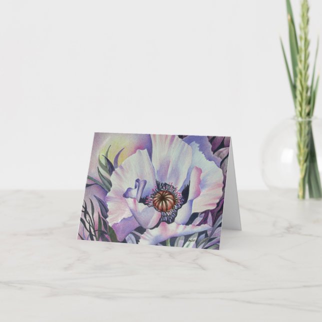 BLUME NOTE CARD DANKESKARTE (Vorderseite)