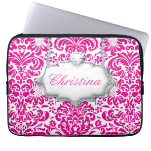 Blume Notebook-Gehäuse Cool Monogram Modern Laptopschutzhülle