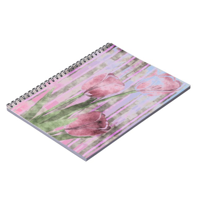 Blume-Notebook Notizblock (Linke Seite)