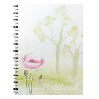 Blume-Notebook Notizblock