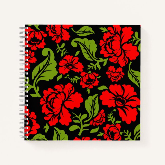 Blume-Notebook Notizbuch (Vorderseite)