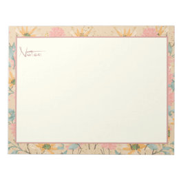 Blume Notepad Notizblock