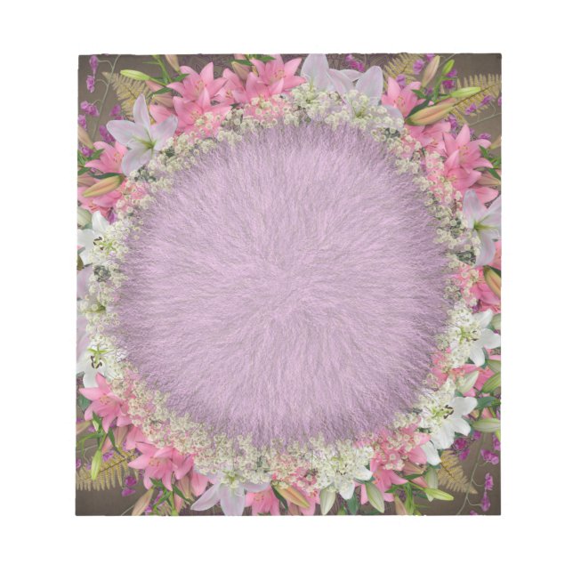 Blume Notepad Notizblock (Vorderseite)