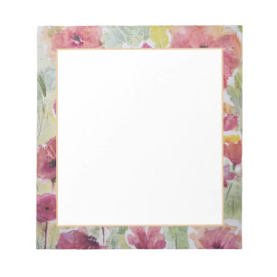 Blume Notepad Notizblock