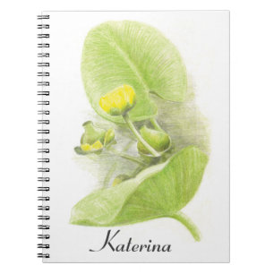 Blume Notizblock