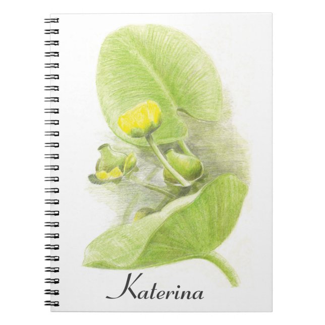 Blume Notizblock (Vorderseite)