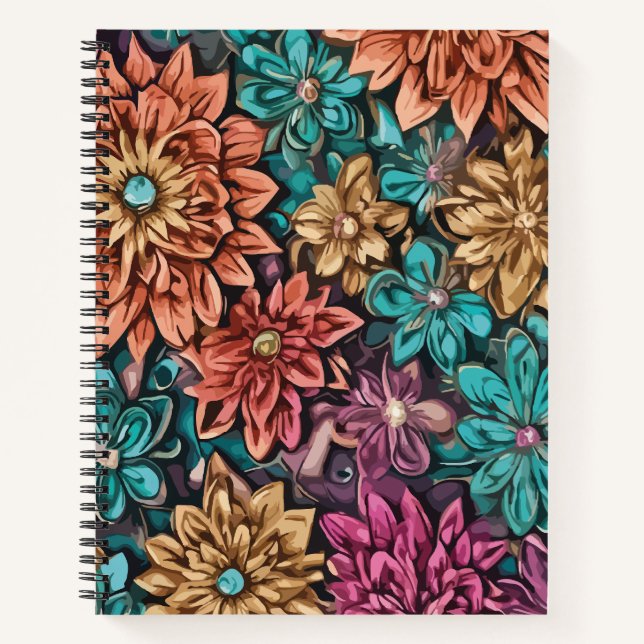 Blume Notizbuch (Vorderseite)