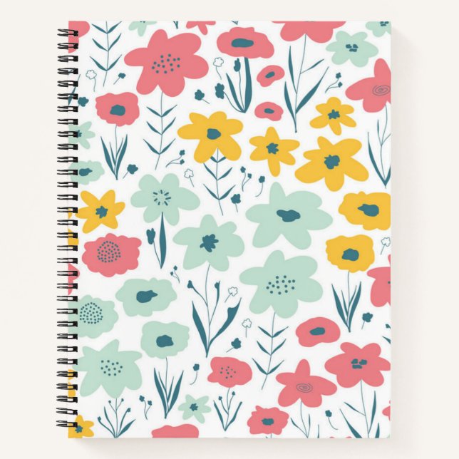 Blume Notizbuch (Vorderseite)