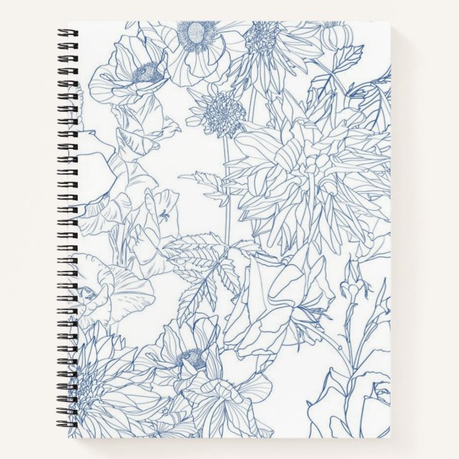 Blume Notizbuch (Vorderseite)