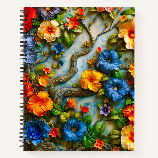 Blume Notizbuch (Vorderseite)