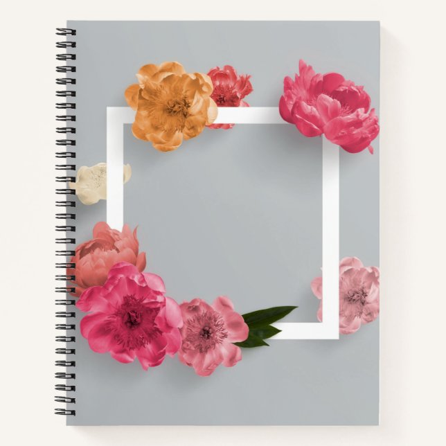 Blume Notizbuch (Vorderseite)