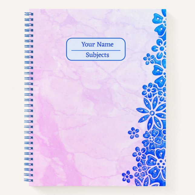 Blume Notizbuch (Vorderseite)