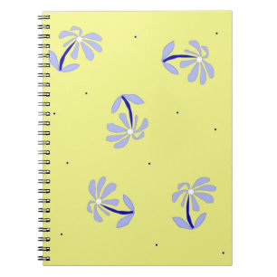 Blume-Notizbuch Notizblock