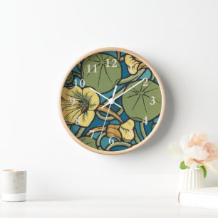 Blume Nouveau Pattern Uhr