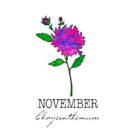 Blume November Chrysanthemum T-Shirt