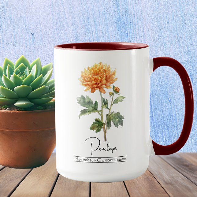 Blume November Chrysanthemum Tasse (Von Creator hochgeladen)