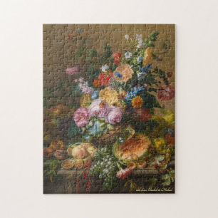 Blume & Obst Vintage Malerei Kindermädchen Kunst Puzzle
