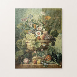 Blume Obst Vintage Mittelalterliche Kunst Puzzle