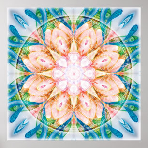 Blume of Life Mandala 11 Poster