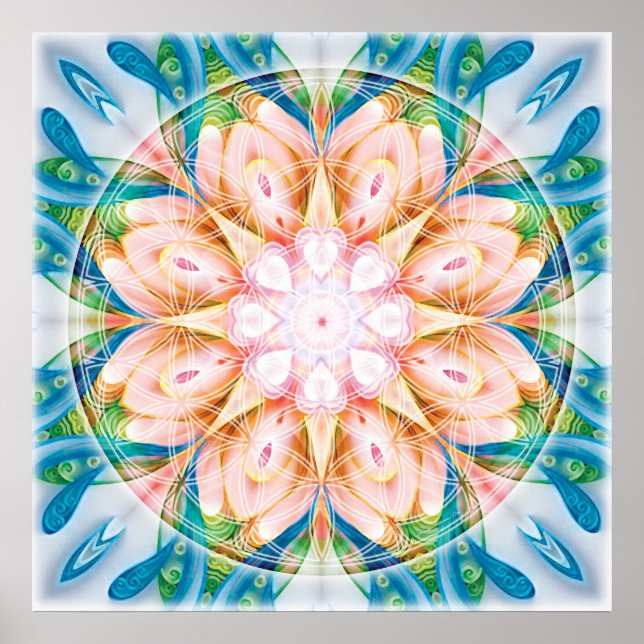 Blume of Life Mandala 11 Poster (Vorne)