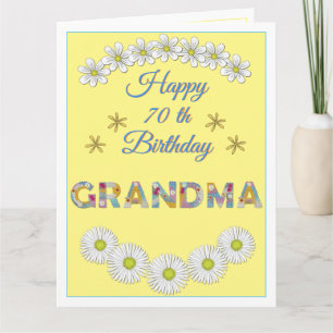 Blume Oma Personalisiert Geburtstagskarte Karte