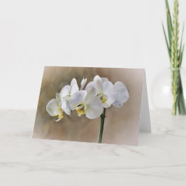Blume Orchideen Karte
