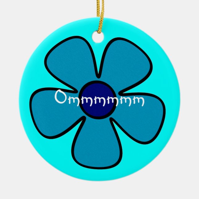 Blume Ornamente - Yoga-Dekoration (Vorne)