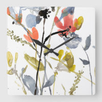 Blume Overlay - Aquarell-Blume und -Stiele