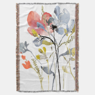 Blume Overlay - Aquarellfarben-Pastell-Blume Decke