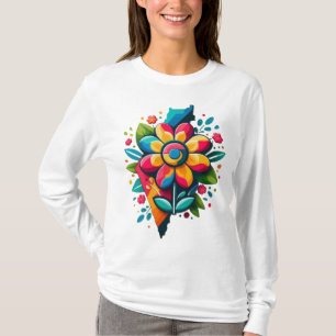 Blume Palästina-Flagge, Freie Palästina, Blume Art T-Shirt