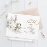 Blume Pampas Grass Greenery Bridal Brunch Einladung<br><div class="desc">Pampas Gras,  weiße Blume,  schlanke,  grüne Grünanlage elegante boho Braudusche Einladungen - Bridal Brunch</div>