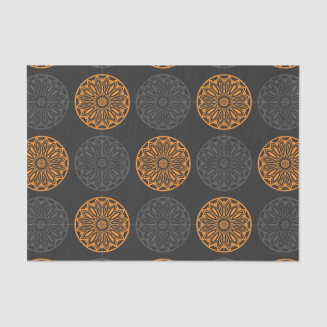 Blume-Papiertaschpapier Seidenpapier (Vorderseite)