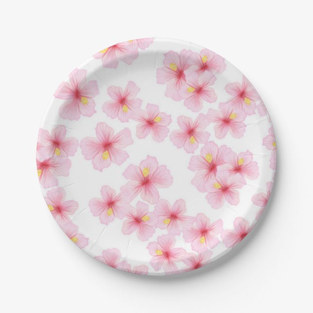 Blume Pappteller (Vorderseite)