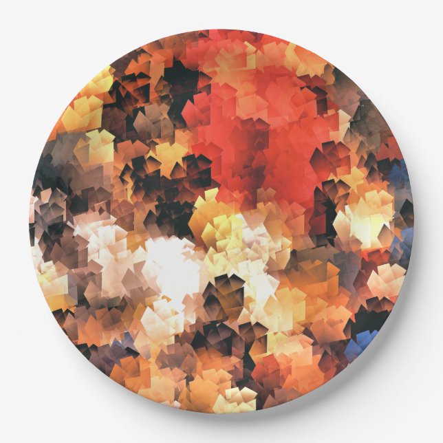 BLUME PAPPTELLER (Vorderseite)