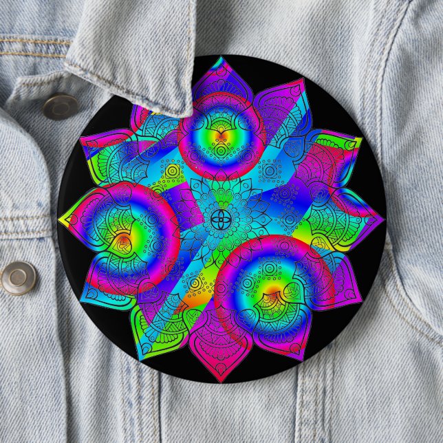 Blume Paradise Button (Beispiel)