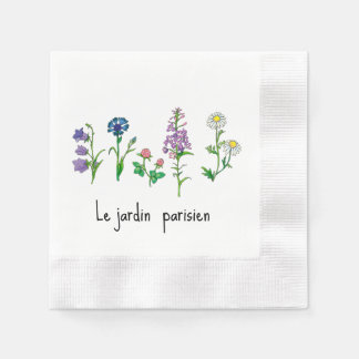 Blume, Pariser Garten Serviette