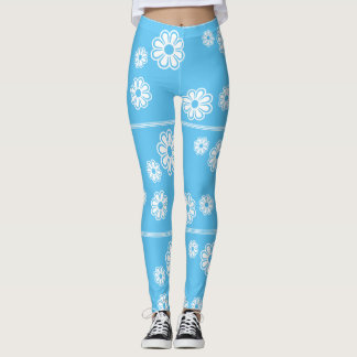 Blume passen Hintergrundfarbe an Leggings