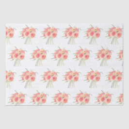 Blume Pastellfarben Watercolor Rustikale Hochzeit Seidenpapier