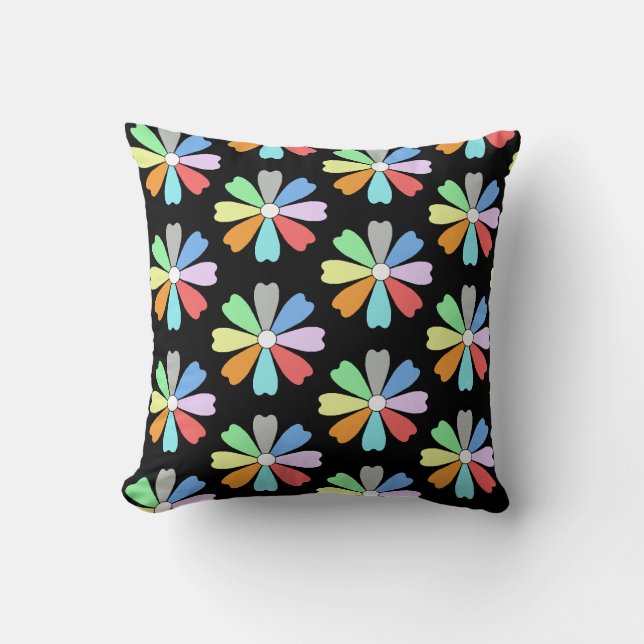 Blume Pattern Kissen / Kissen (Vorderseite)