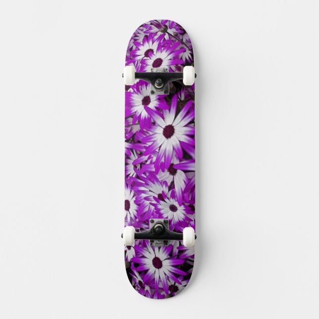 Blume pattern, Kuekenhof Gardens, Lisse, Skateboard (Vorderseite)