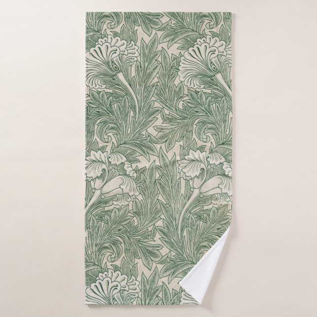Blume Pattern, William Morris Badehandtuch (Badehandtuch)