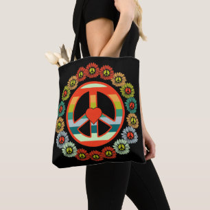 Blume Peace Sign Retro Hippy